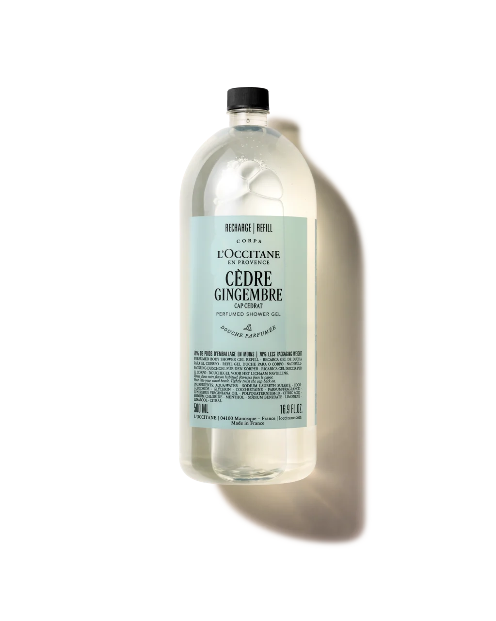 Eco-Refil Sabonete Líquido Corporal Perfumado Cèdre Gingembre (Cap Cedrat)